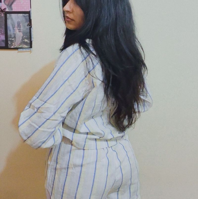 Westside Striped Top &amp; Shorts Set