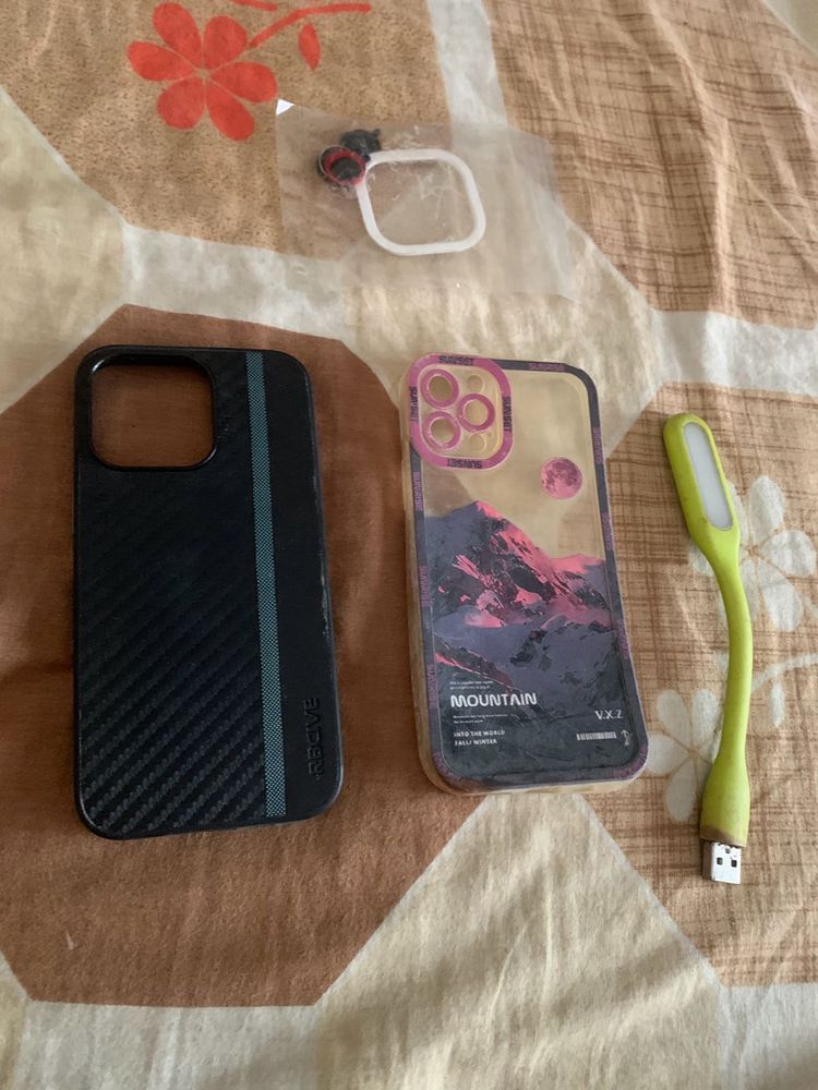 iPhone Case Lot with Mini Light