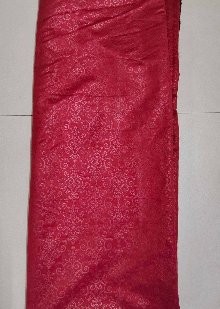 Elegant mehroon Embroidered Dress Material