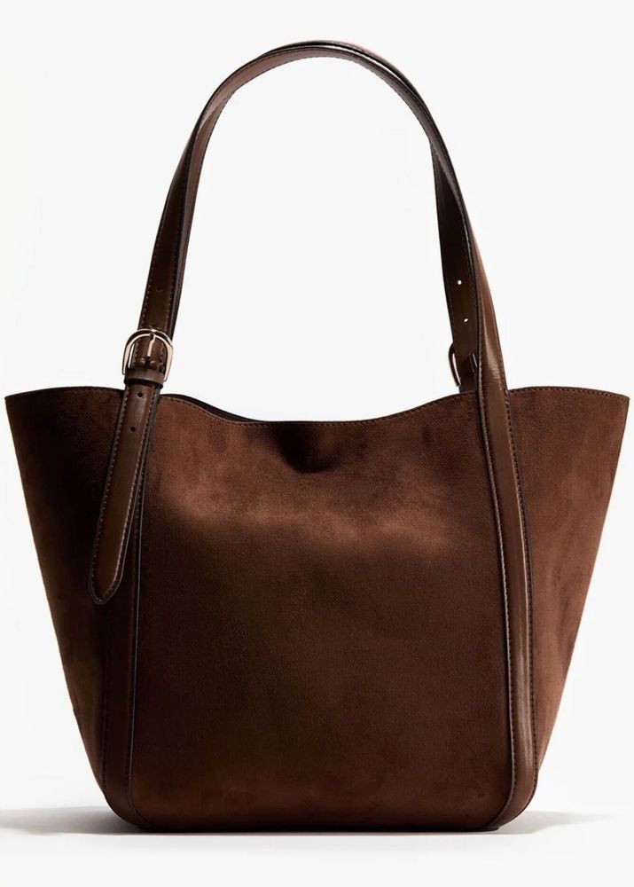H&amp;M Chic Suede Tote Bag