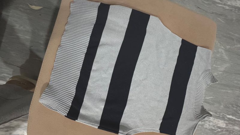 Striped Knit Sweater