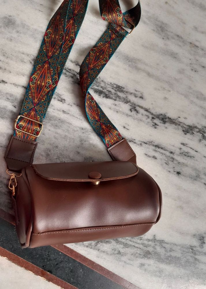 Stylish Brown Crossbody Bag