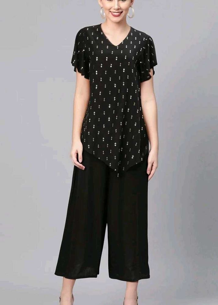 🆕Global desi Black Embellished jumpsuit