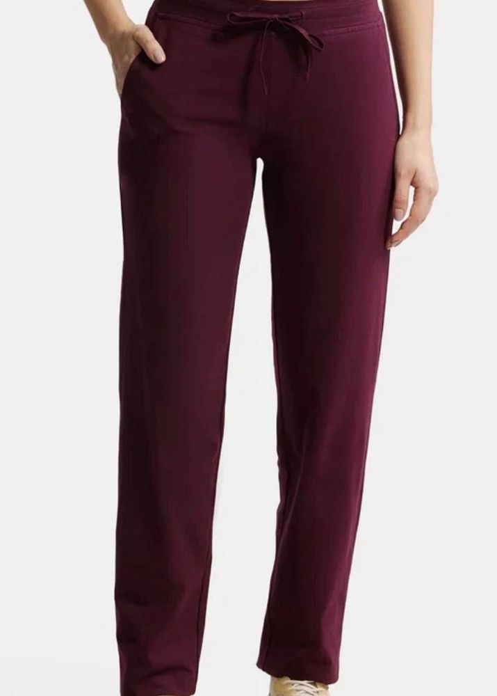 Wine coloured Jockey Athleisure Pants