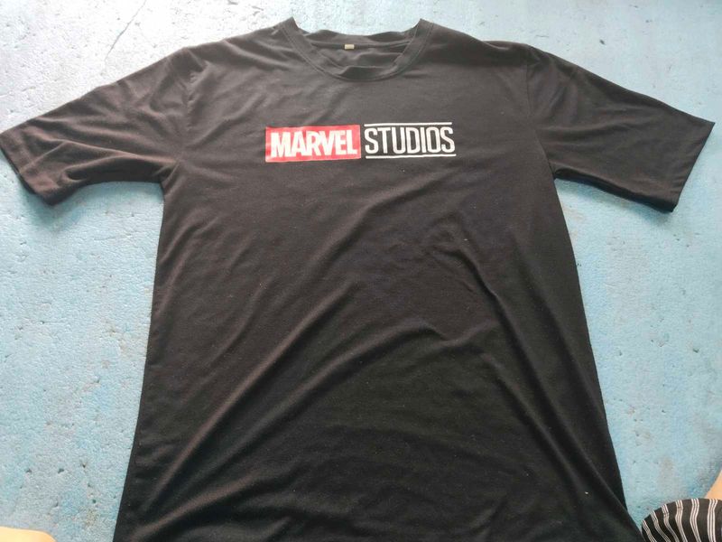 Marvel Studios Black T-Shirt with frock and tops a