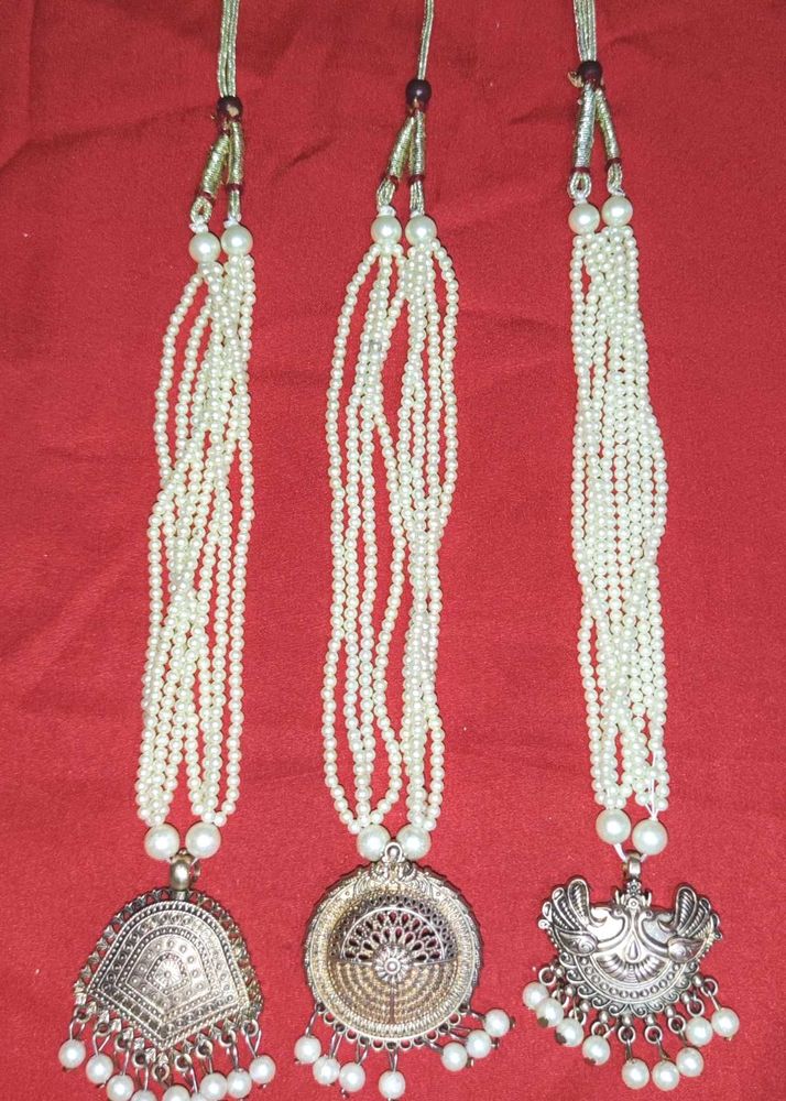 Set of 3 Traditional Pearl Necklaces