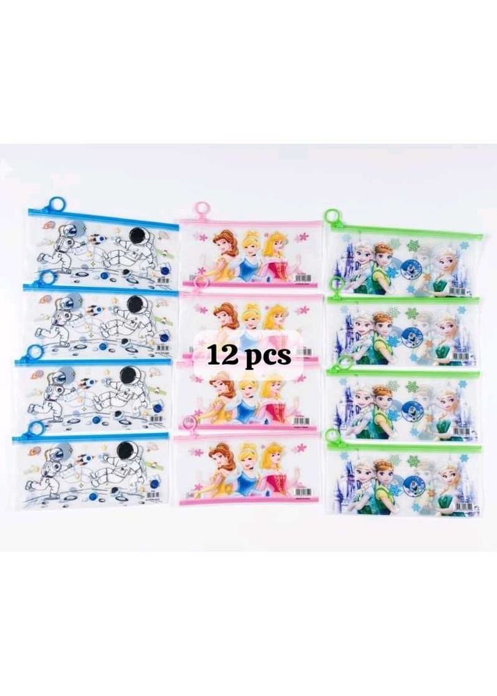 stationary transparent pouch