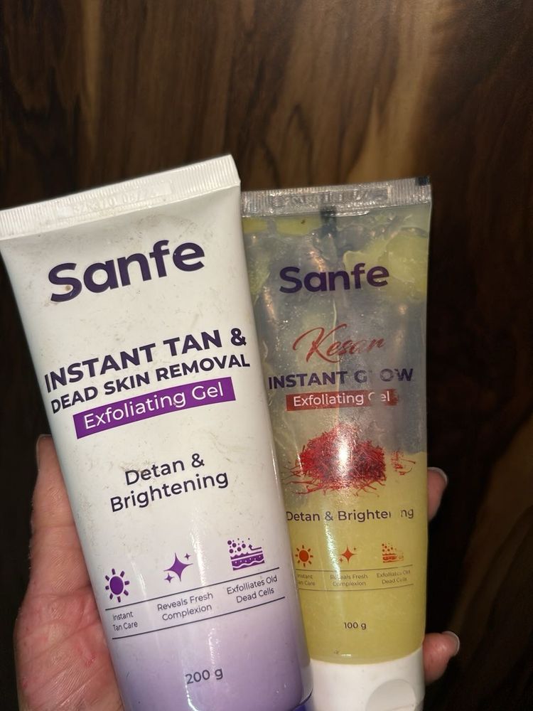 Sanfe Detan &amp; Brightening Gel Duo