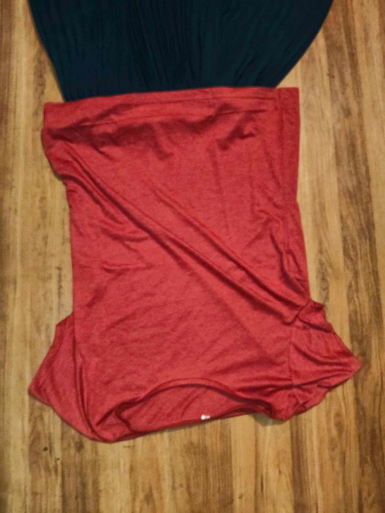 Comfy Red Tunic Top&amp;skirt