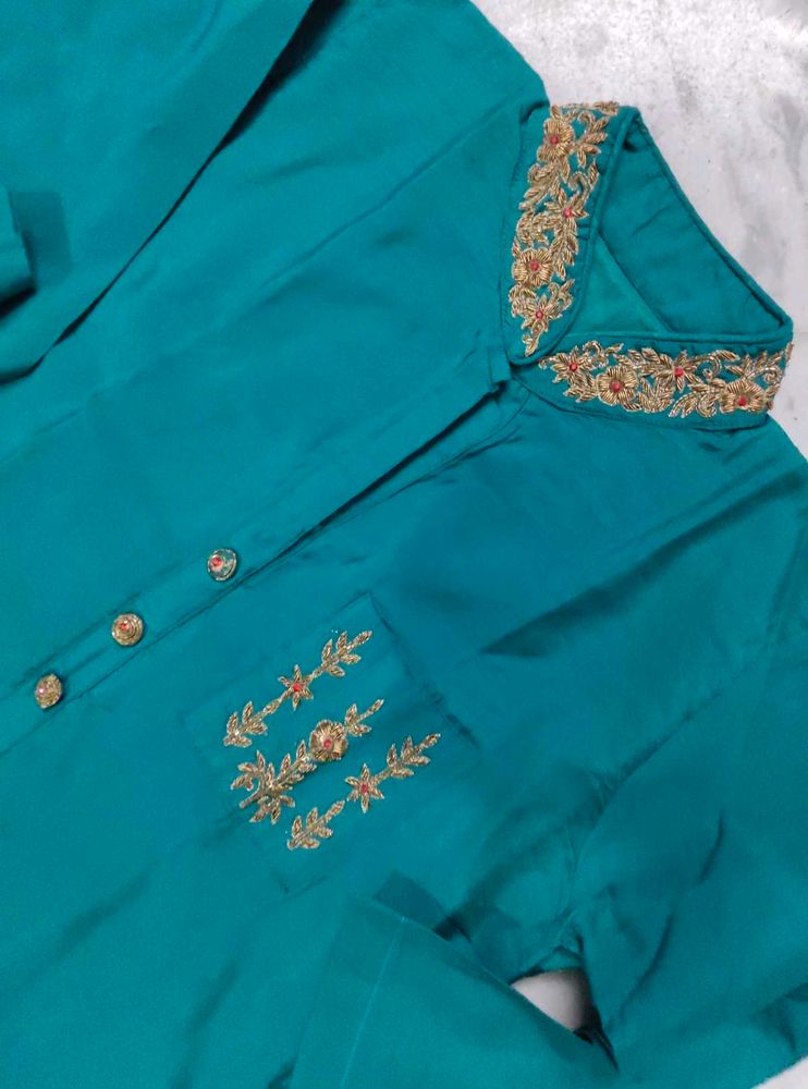 Zardosi work kurta