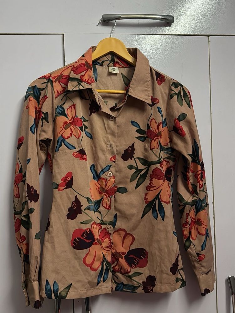 Floral Print Shirt Street Style Store