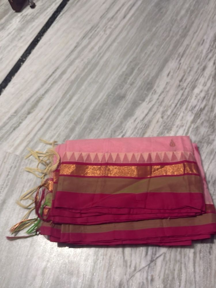 pink saree