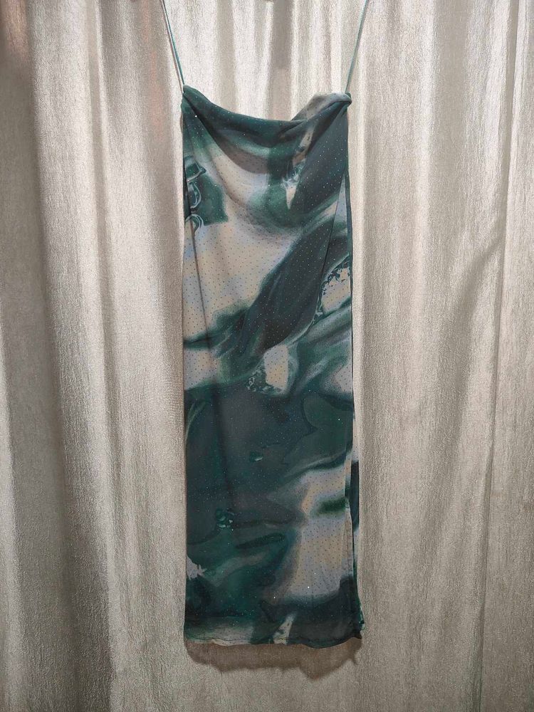 Bohemian Print Slip Dress