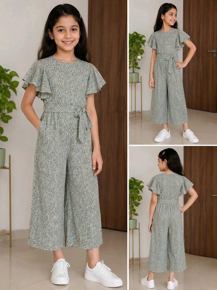 Girls Floral Jumpsuit for 10-11 years old girl