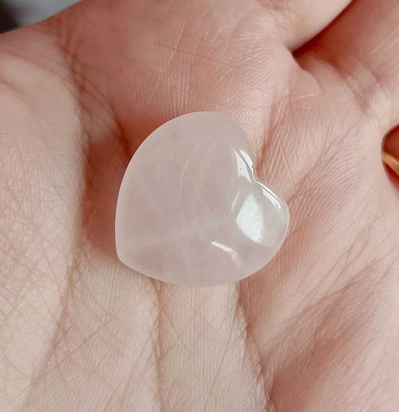 Heart-Shaped Rose Quartz