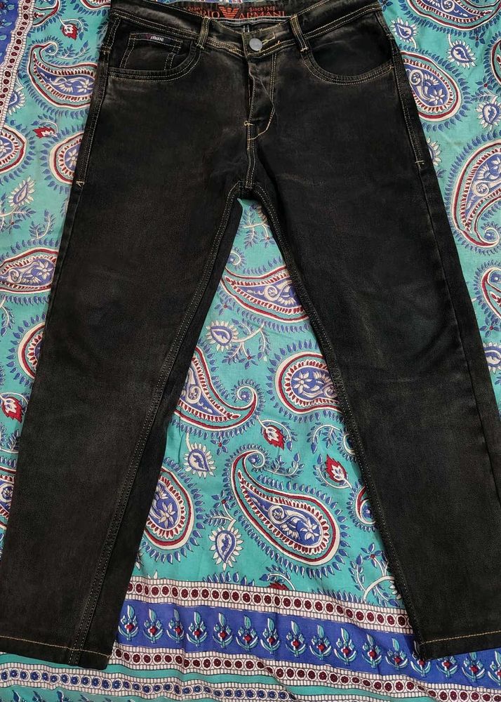 Stylish Dark Wash Denim Jeans