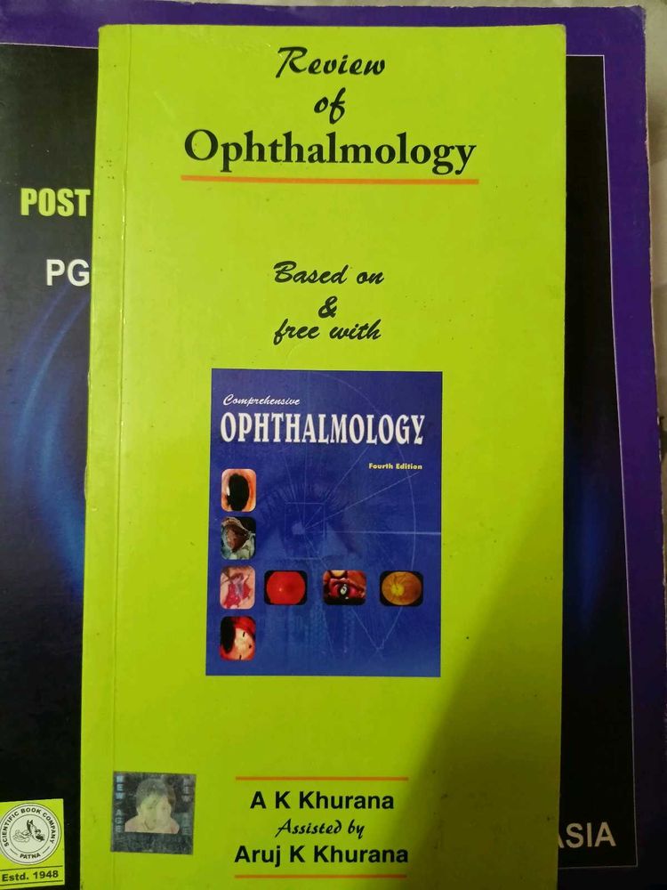 Review of Ophthalmology by A K Khurana
