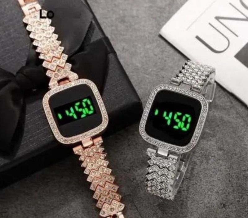 Sparkling LED Digital Watch combo