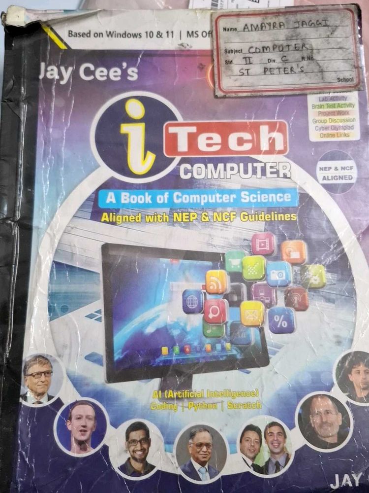 class 2i Tech Computer Science Book