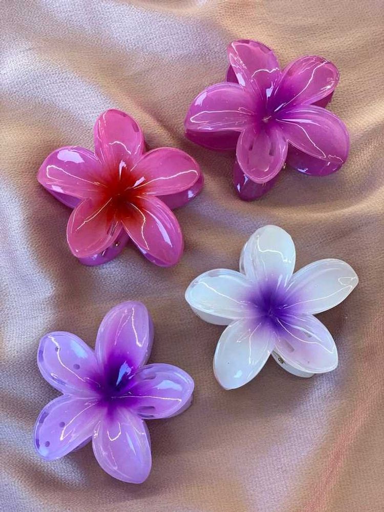 Floral Flower Hair Clips - Set of 2
