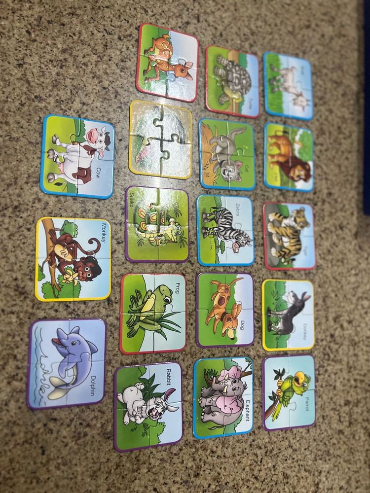 Animal Matching Puzzle