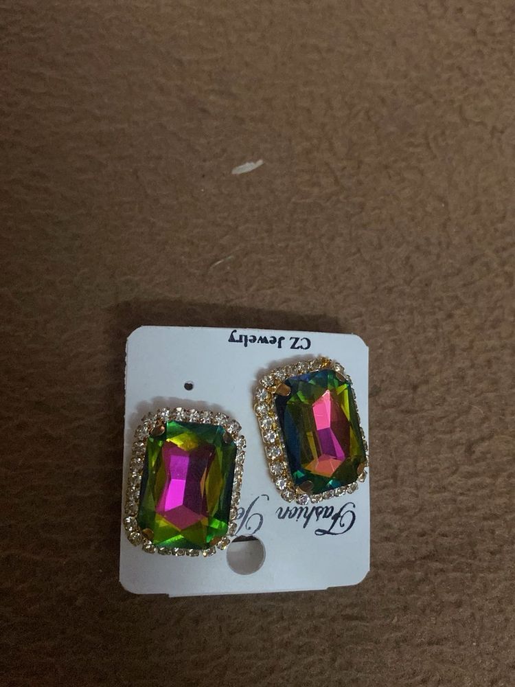 CZ Jewelry Gemstone Earrings