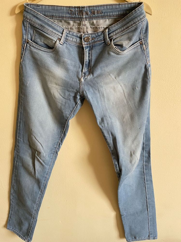 Light Wash Denim Jeans