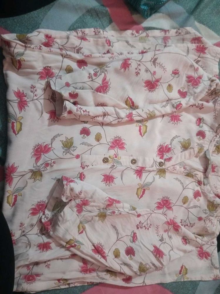 Floral Print Kurta