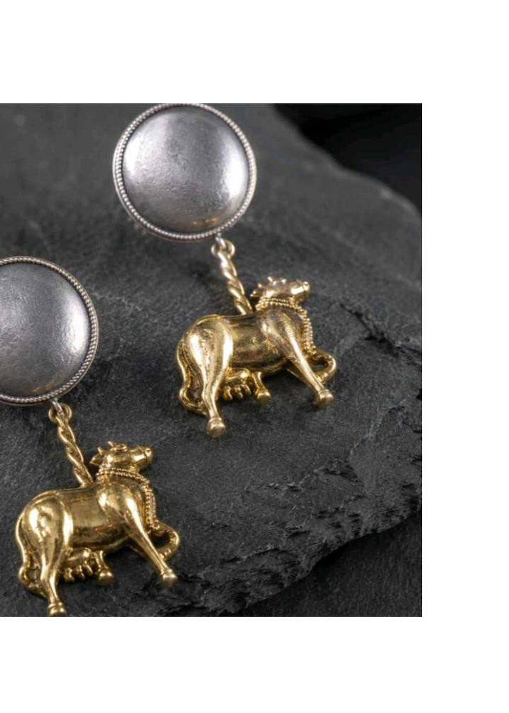 Unique cow  Design Dangle Earrings