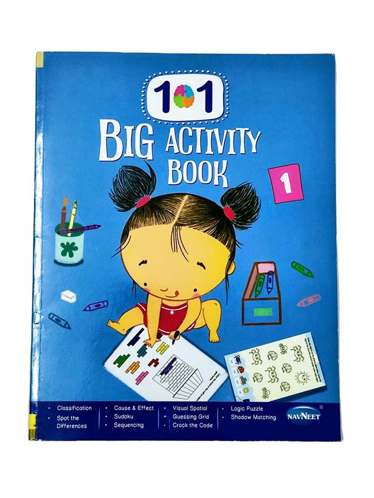 Big Activity Book for Kids - 1+ years