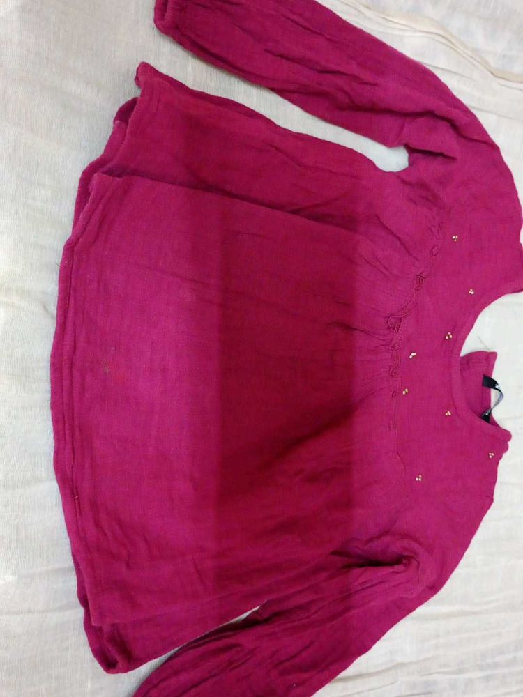 Beautiful Magenta Kurta