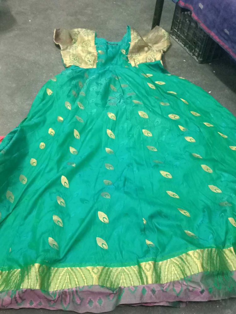 Beautiful Green Ethnic Gown