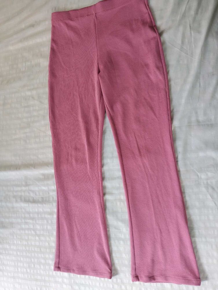 Pink Flare Pants
