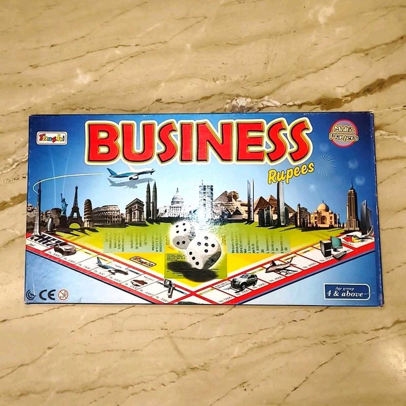 BUSINESS Board Game - Fun for Ages 4+