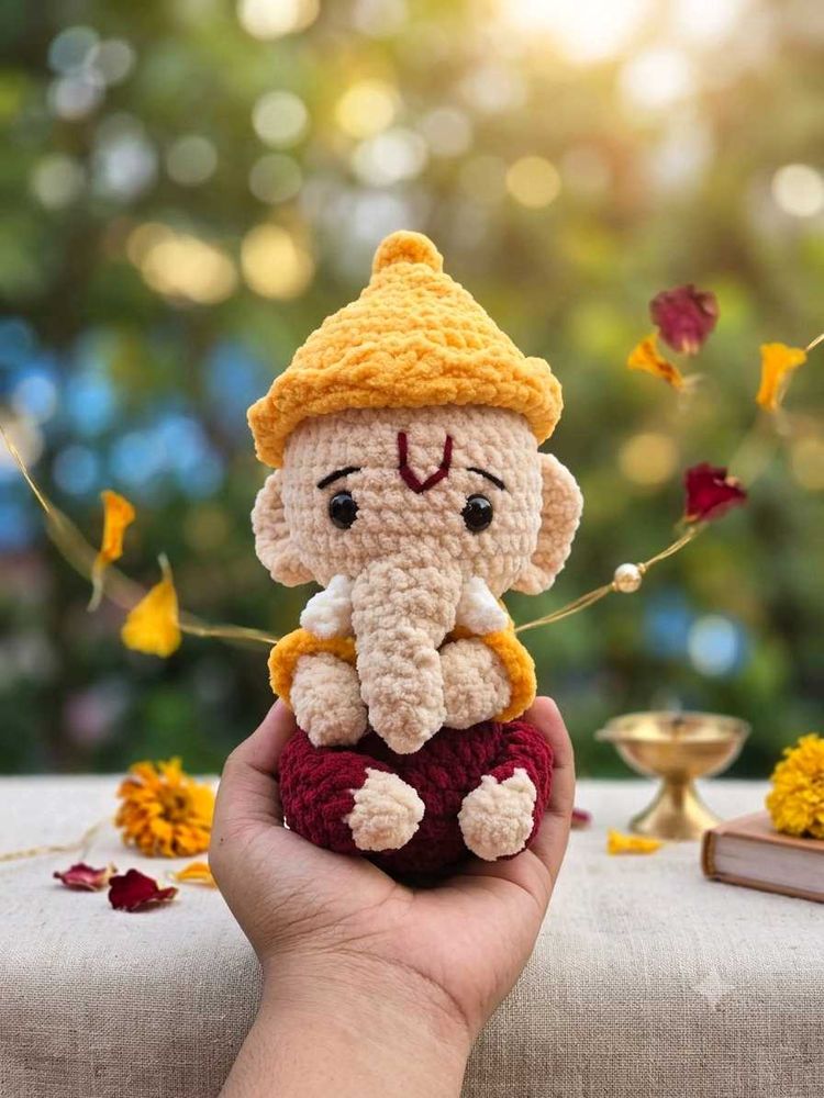 Handmade Crochet ganesha