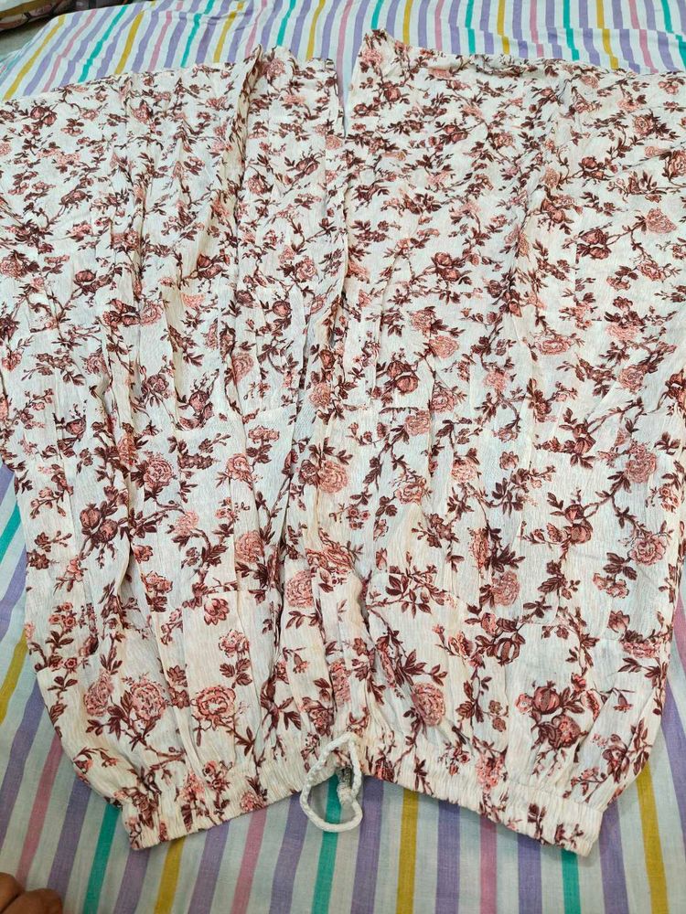 (New) Floral Print Sharara