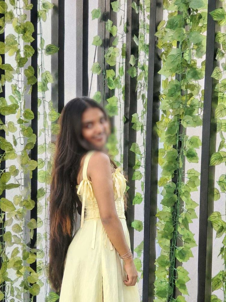 Stylish Yellow Summer Dress🥂