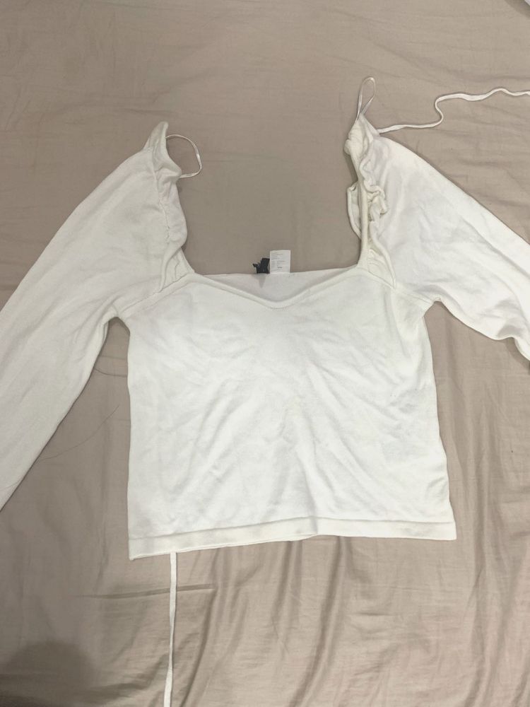 H&amp;M Square Neck Top