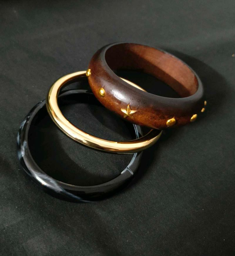 𖥻 ׁ ׅSet of 3 Chic Bangles ! ﹒  ◡◡