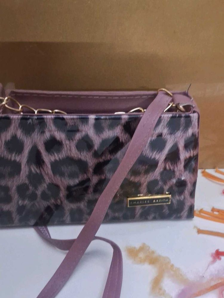 Chic Leopard Print Crossbody Bag