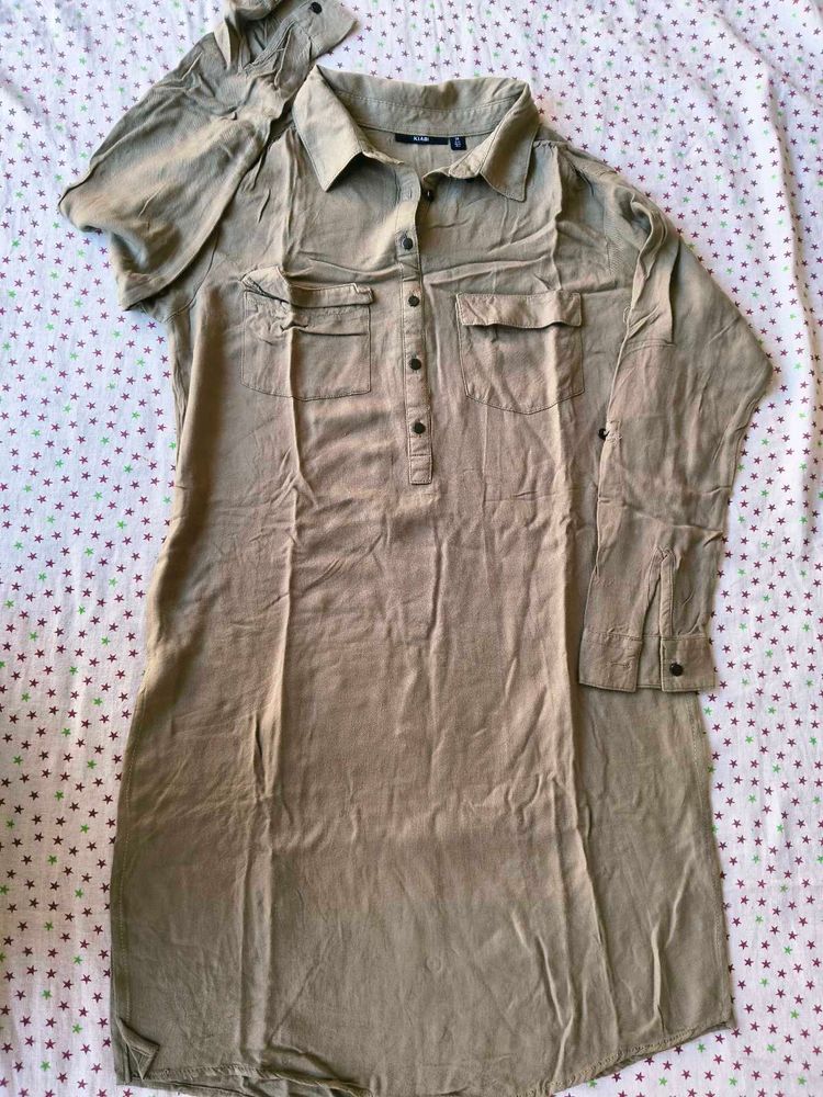 Stylish Khaki Shirt kurta