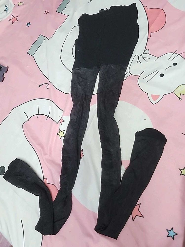Black Opaque Tights