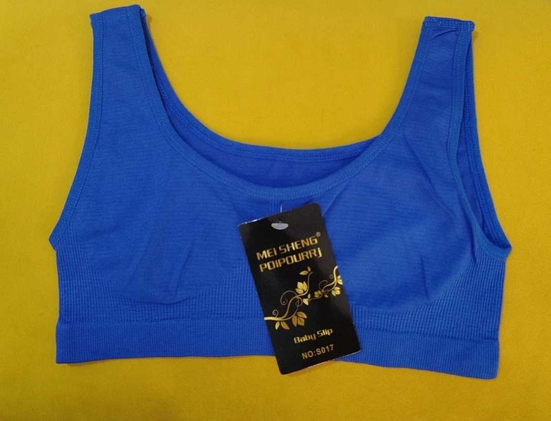 Blue Comfort Bra Camisole