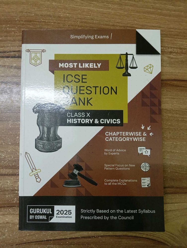 ICSE Class 10 History &amp; Civics Question Bank