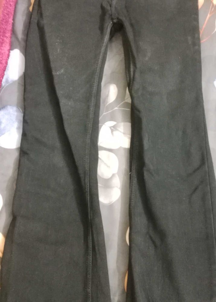 Classic Black Flare Jeans