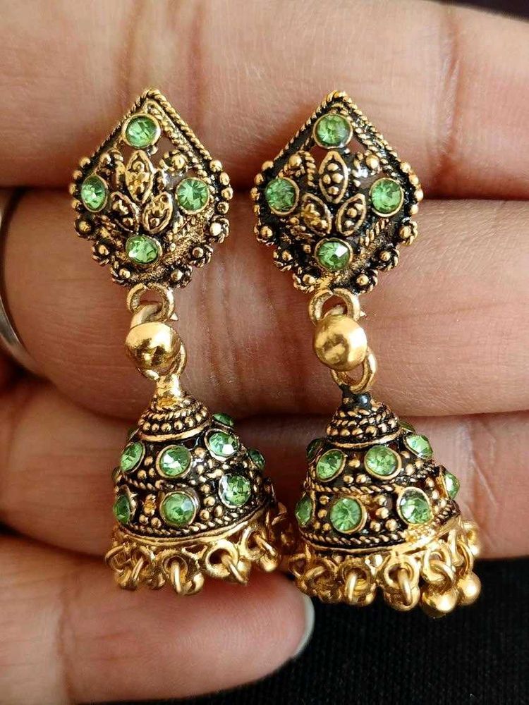 Polki Mehndi Special Jhumki