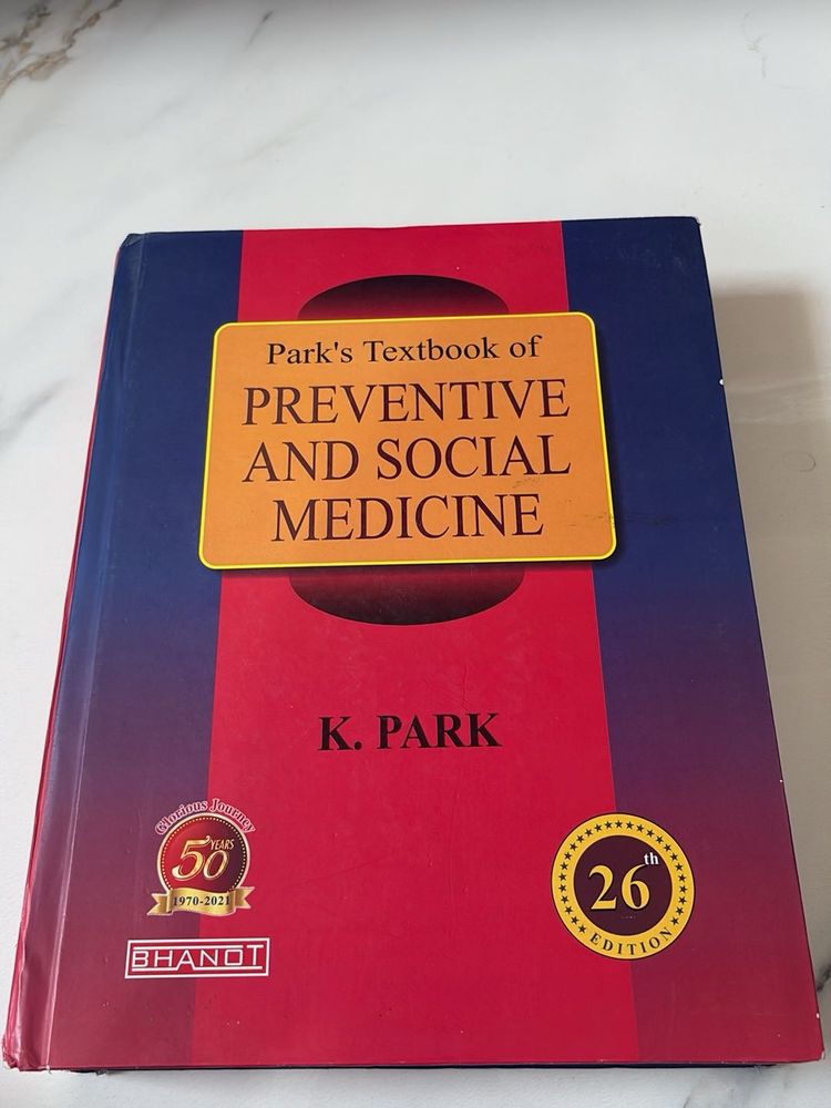 Park's Textbook of Preventive and Social Medicine