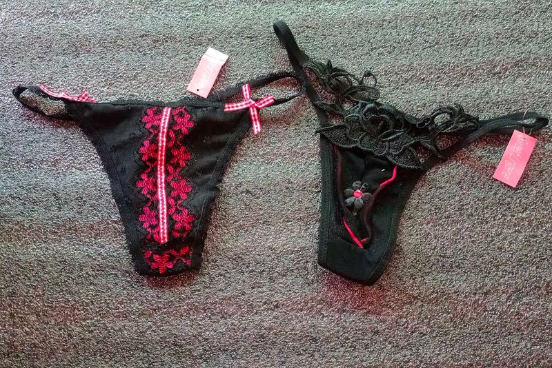 Women's Lingerie Thongs (Set of 2)