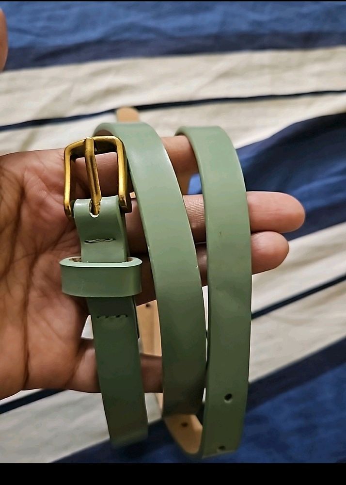 Green Women's Belt
