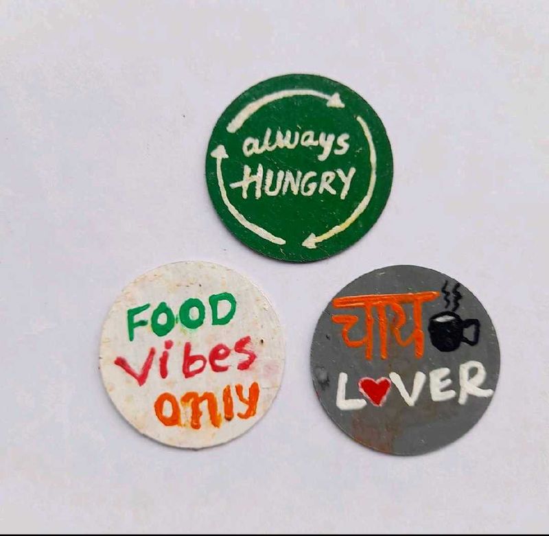 Handmade Chai &amp; Food Lover stickers